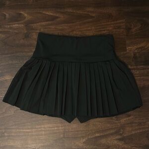 Pleated tennis skort
